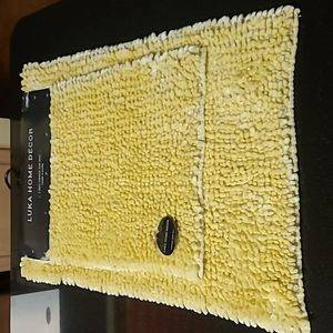 💛Chenille Bath Rug Set